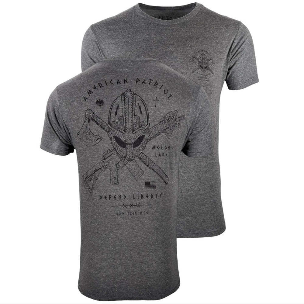 Howitzer Style Men's T-Shirt Heart Of Warrior Military Grunt MFG